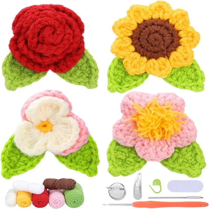 Crochet Material Kit – Beginner DIY with Video Tutorial & Supplies