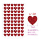 10 Sheets Glitter Heart Stickers | Mini Heart Stickers for DIY Decor