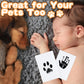 Paw Print Clean Touch Ink Pad – Inkless Pet Paw & Nose Print Keepsake Kit for Dogs & Cats