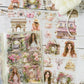 20-Sheet Junk Journal Sticker Pack | DIY Scrapbooking Decor