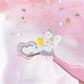 1pc Korean Cute Sticker Kawaii Bling Bunny Rainbow Four-leaf Pudding Sticker Waterproof Hot Silver Sticker for Student DIY Photo