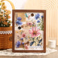 20pcs Floral Scent Vintage Flower Stickers | Creative DIY Journal Garden Label Pack