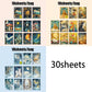 30pcs Vintage Fairytale Secret Series Stickers | Collage & DIY Craft Material Pack