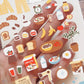 Korean Import Breakfast Stickers Set | Scrapbooking and Journaling Decor