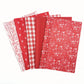 30Pcs Valentine's Day Red Parchment Paper Sheets | 5 Style Choices for Gift Wrapping & Party Decor