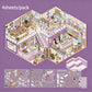 Mr. Paper Shop Management Stickers 4pcs | 2.0 Oversize 3D Decals for DIY Scrapbooking