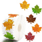 500Pcs Fall Thanksgiving Leaf Stickers | Holographic Maple Leaf Decals Roll