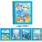 Magic Water Drawing Book | Reusable Coloring Pad with Pen for Kids Gift