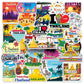 Thai Scenery Graffiti Stickers 50 Pack | Travel-Themed Decals for Laptops and Phones