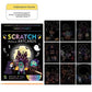 Rainbow Scratch Art Paper Kit for Kids | 9-Piece Magic Drawing Set