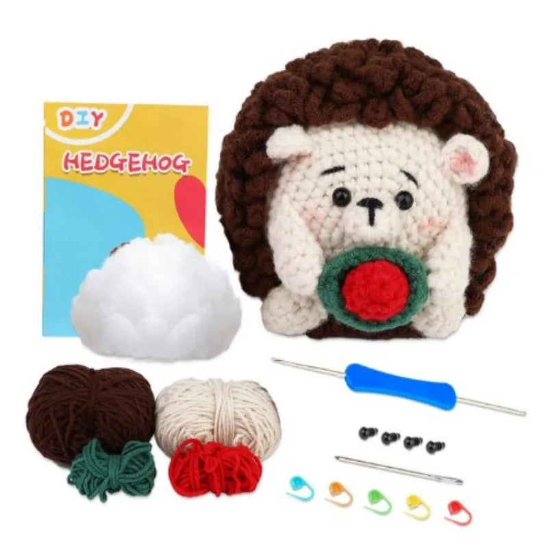 Crochet Animal Kit – Beginner DIY with Video Tutorial & Tools