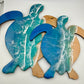 Unfinished Wood Sea Turtle Shape - Ocean - Nursery - Craft - up to 46" DIY
