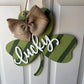 Unfinished Wood Shamrock Shape - St Patrick's - Craft - up to 46" DIY