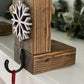 Unfinished Wood Simple Snowflake Shape - Winter Decor - Craft - up to 46" DIY