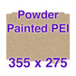Flexi Plate with Textured ULTEM PEI - 355 x 275 w/ Cut Out Corners