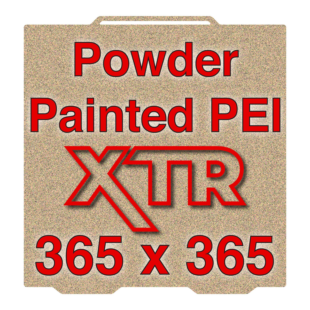 XTR Flexi Plate with Textured ULTEM PEI - Prusa XL - 365 x 365