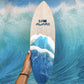 Unfinished Wood Surfboard Shape - Surfing - Ocean - Beach - Nursery - Craft - up to 46" DIY