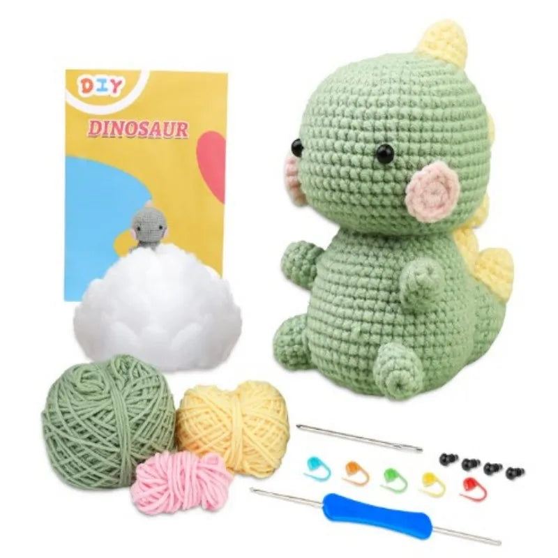 Crochet Animal Kit – Beginner DIY with Video Tutorial & Tools