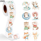 1 Roll Spring Insect Stickers Decal Reward Cute Office Supplies Incentives Animals Sticker Christmas Party Favor, 500 Pcs 1inch