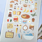 Korean Import Breakfast Stickers Set | Scrapbooking and Journaling Decor