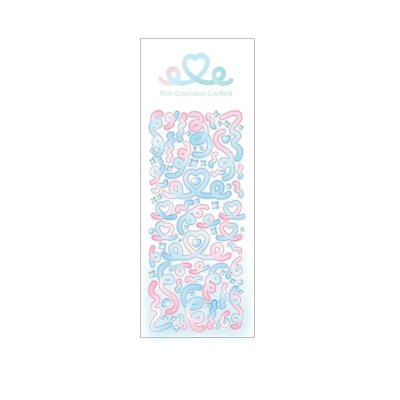 Cute Decorative Paper Stickers for Photocards and Scrapbooking | Kawaii Toploader Sticker Pack