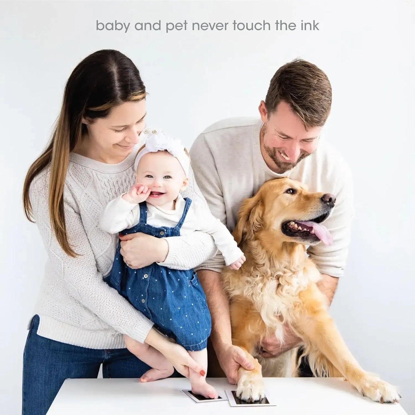 Paw Print Clean Touch Ink Pad – Inkless Pet Paw & Nose Print Keepsake Kit for Dogs & Cats