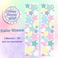 Colorful Star and Heart Die-Cut Stickers | Multi-Layer Hollow Decorative Journal Stickers