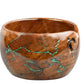 Handcrafted Rosewood Yarn Bowl with Unique Resin Accents