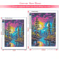 5D Diamond Painting Kit - Aurora Landscape Mosaic, Full Round Drill for DIY Home Decor