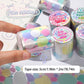 Colorful Star and Heart Die-Cut Stickers | Multi-Layer Hollow Decorative Journal Stickers