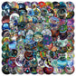 100 Cartoon Graffiti Stickers for Helmet Laptop Bike Skateboard | Waterproof Decals
