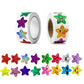 500/1000pcs Colorful Holographic Star Stickers – DIY Scrapbook & Kids