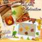 500Pcs Fall Thanksgiving Leaf Stickers | Holographic Maple Leaf Decals Roll