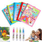 Cartoon Watercolor Painting Magic Book | Mess-Free Reusable Water Drawing Pad for Kids
