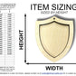 Unfinished Wood 2 Layer Shield Shadowbox Shape | DIY Craft Cutout | up to 46" DIY