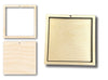 Unfinished Wood 2 Layer Square Shadowbox Shape | DIY Craft Cutout | up to 46" DIY