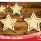 Unfinished Wood 2 Layer Star Shadowbox Shape | DIY Craft Cutout | up to 46" DIY