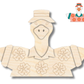 NEW Unfinished Wood Layered Holiday Geese Shelf Sitter | 8" Wide| 1/2" and 1/4" Wood | Wood Craft DIY