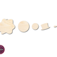 Unfinished Wood Melting Snowman with Top Hat 5pc. Set | JGrondz | DIY Craft Cutout | 4" | 1/4" Thick