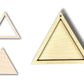 Unfinished Wood 2 Layer Triangle Shadowbox Shape | DIY Craft Cutout | up to 46" DIY