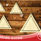 Unfinished Wood 2 Layer Triangle Shadowbox Shape | DIY Craft Cutout | up to 46" DIY
