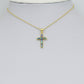 Mother of Pearl Abalone Cross charm For Necklace Bracelet Jewelry Making Supply, Sku#WL23