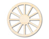 Unfinished Wood Wagon Wheel Shape | Rustic Farmhouse | DIY Craft Cutout | Up to 24"
