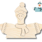 NEW Unfinished Wood Layered Holiday Geese Shelf Sitter | 8" Wide| 1/2" and 1/4" Wood | Wood Craft DIY