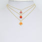 Fall Maple Leaf Pumpkin Charm Pendant, fall charm,Sku#Y1064