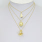 Gold Ghost Skull Witch Hat Charm, Halloween Charm, Sku#Y1067