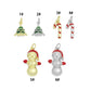 Christmas Tree, Candy Cane , Snowman Charm Pendant, Sku#Y1068