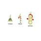 Christmas Tree, Candy Cane , Snowman Charm Pendant, Sku#Y1068