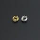 Gold Silver Twisted Knot Spacer beads, Swirl spacer for jewerly making, Sku#Y1069
