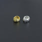 Gold Silver Twisted Knot Spacer beads, Swirl spacer for jewerly making, Sku#Y1069
